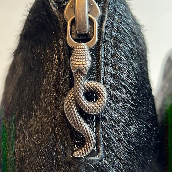 💥 Host Pick💥 House Of Harlow Black Calf Hair Ankle‎ Booties Size 36 - Picture 5 of 15